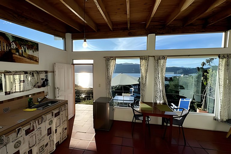 Cabaña vista al lago Tominê y Naturaleza Guatavita