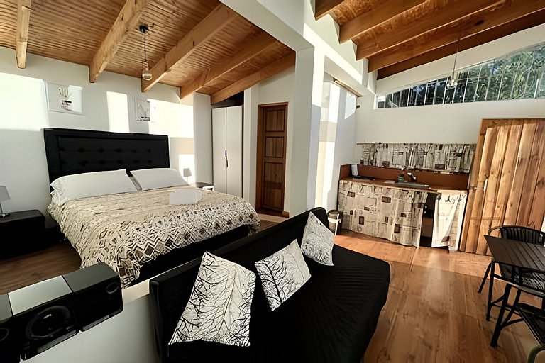 Cabaña vista al lago Tominê y Naturaleza Guatavita