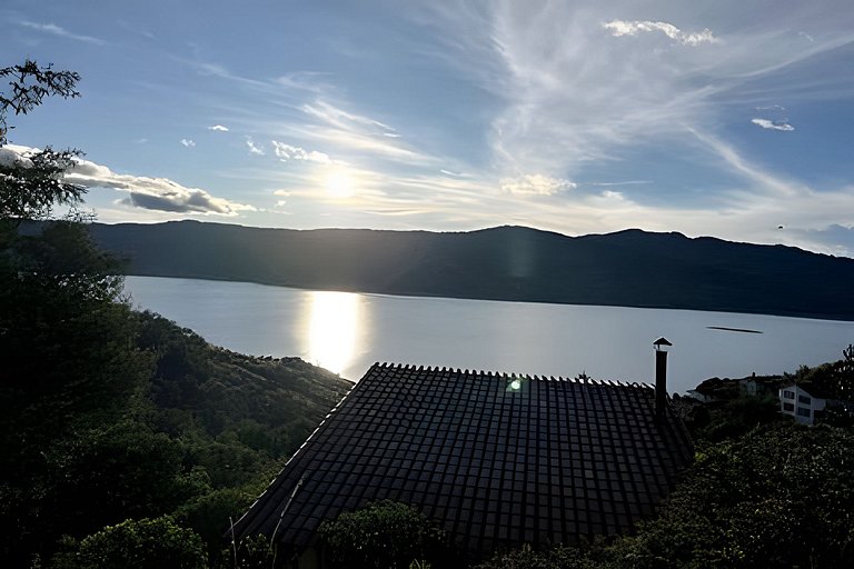 Cabaña vista al lago Tominê y Naturaleza Guatavita
