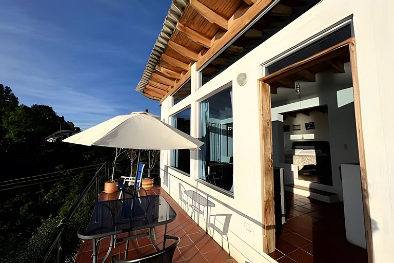 Cabaña vista al lago Tominê y Naturaleza Guatavita