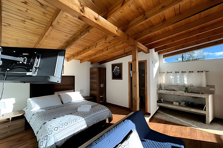 CABAÑA 4 · Cabaña vista al lago Tominé + Naturaleza Guatavit