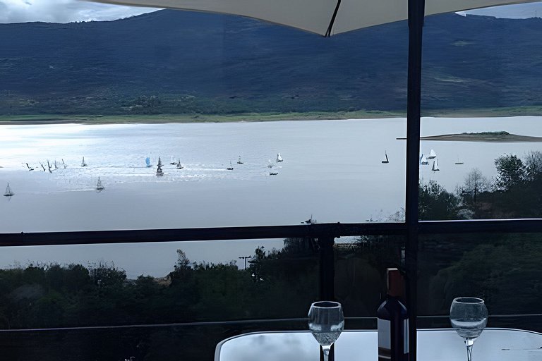 Cabaña vista al lago Tominé y Naturaleza Guatavita