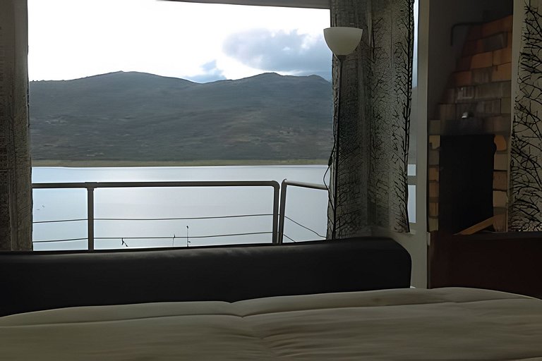 Cabaña vista al lago Tominé y Naturaleza Guatavita