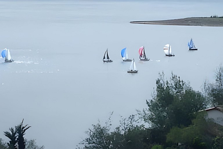 Cabaña vista al lago Tominé y Naturaleza Guatavita