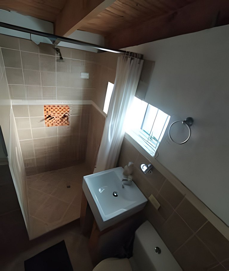 Cabaña vista al lago Tominė y Naturaleza Guatavita