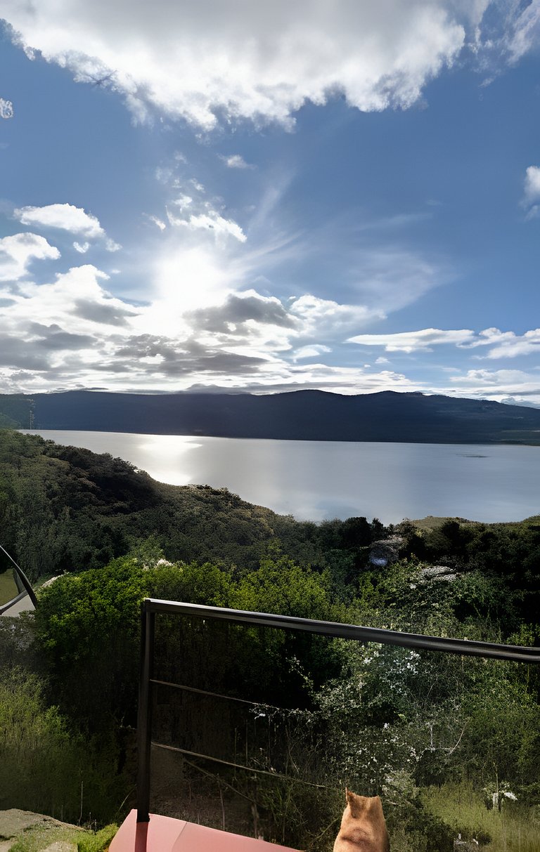 CABAÑA 3 · Cabaña vista al lago Tomine & Naturaleza Guatavit